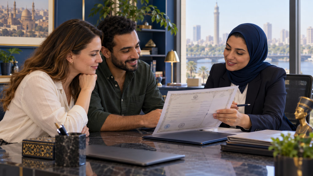 Marriage certificate translation in Egypt