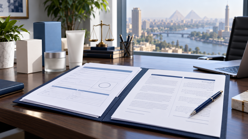 Trademark document translation for an Egyptian filing