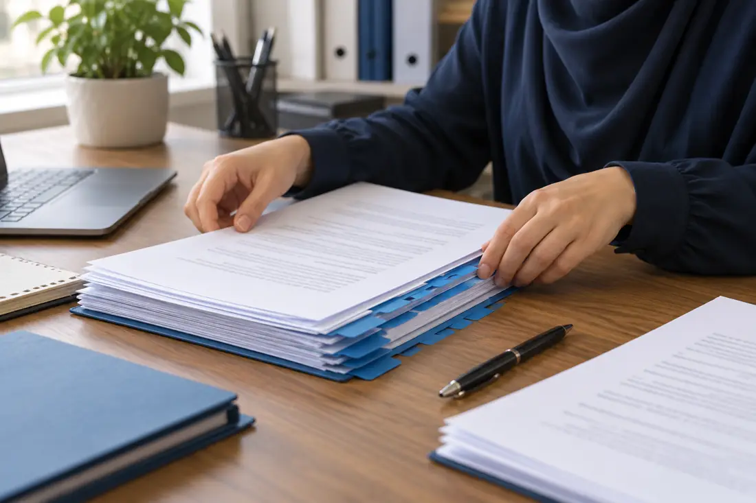تنظيم مستندات ومرفقات صحيفة دعوى عامة